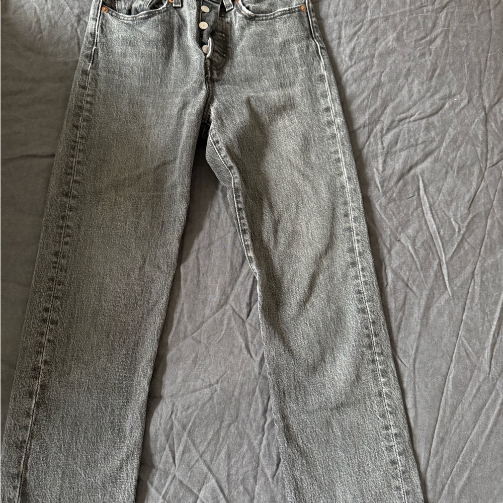 Levi's Women's Straight Leg Gray Jeans